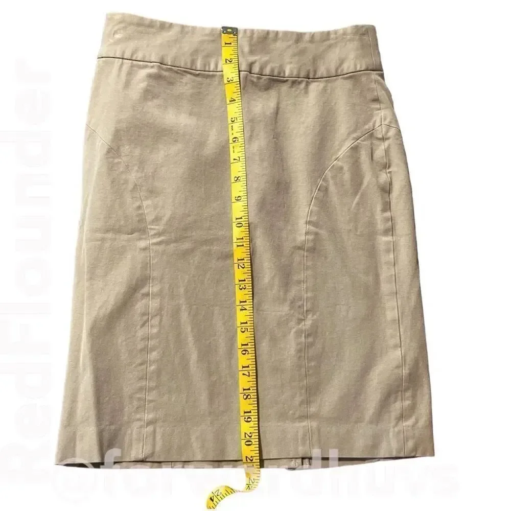 Banana Republic Beige Stretch Skirt Size 2
